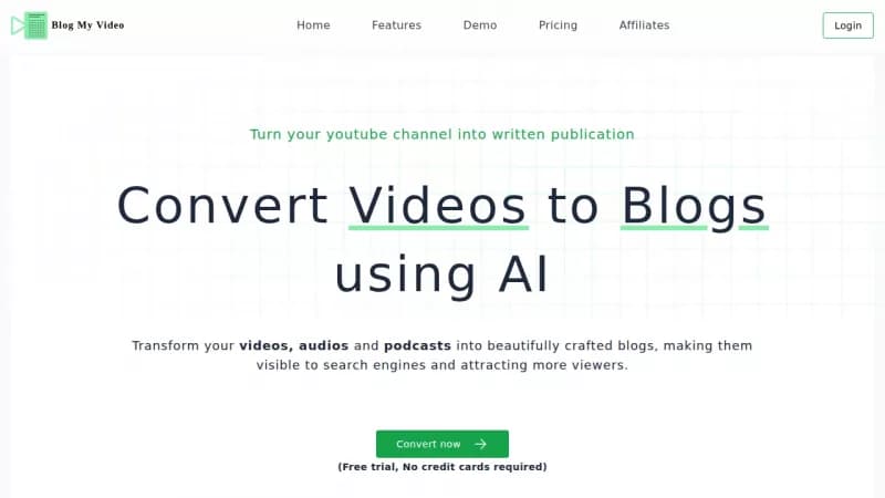 Blog my video screenshot