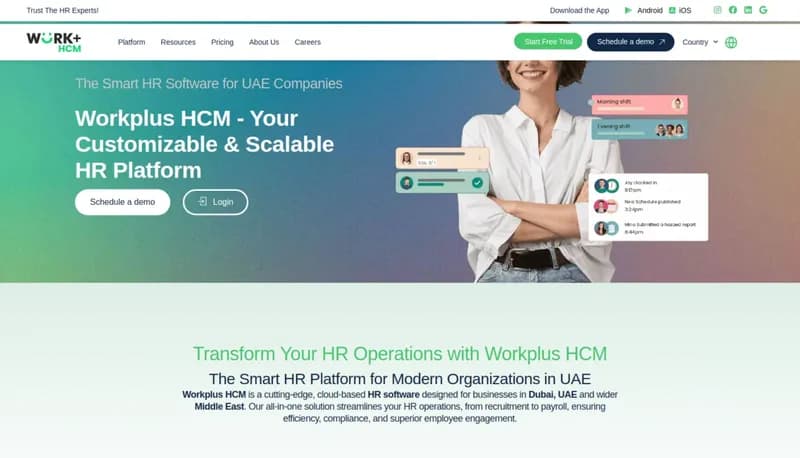 WorkPlus HCM screenshot