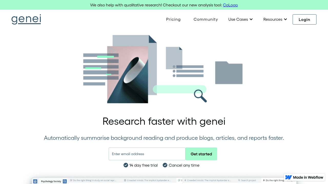 genei website