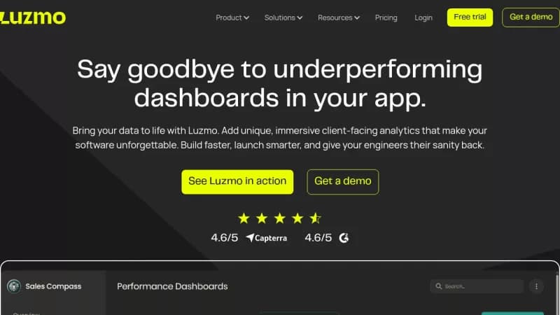 Luzmo screenshot