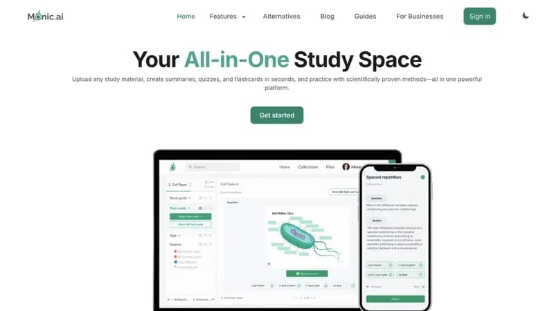 Monic.ai screenshot