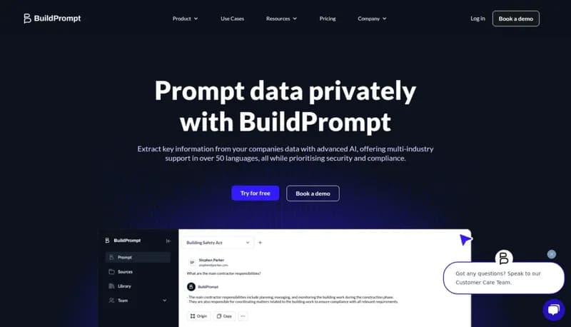 BuildPrompt screenshot