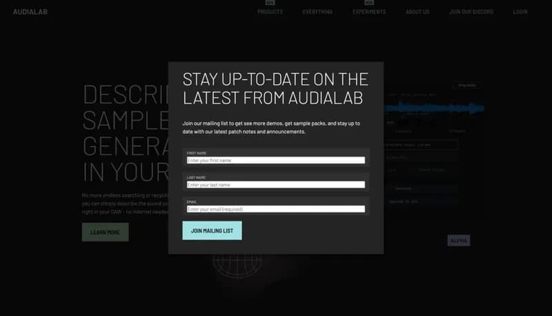 Audialab screenshot