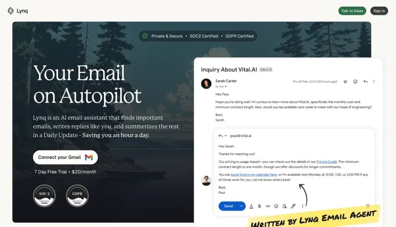 Lynq screenshot
