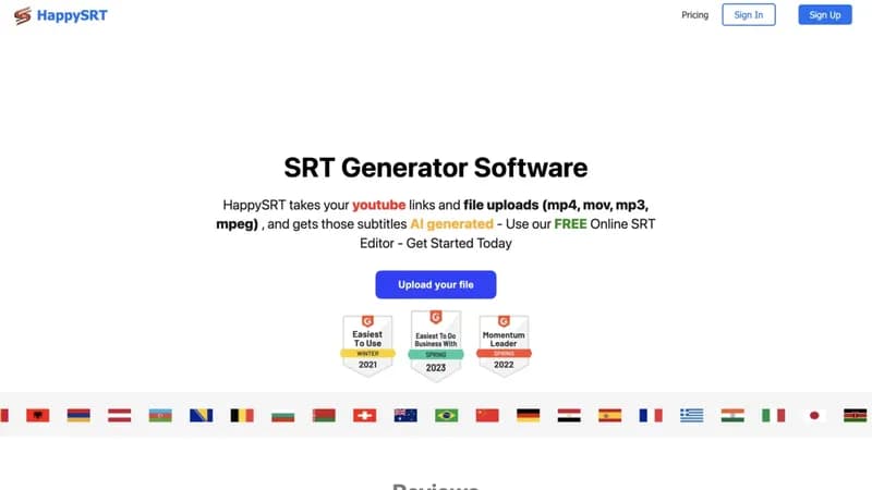 HappySRT screenshot