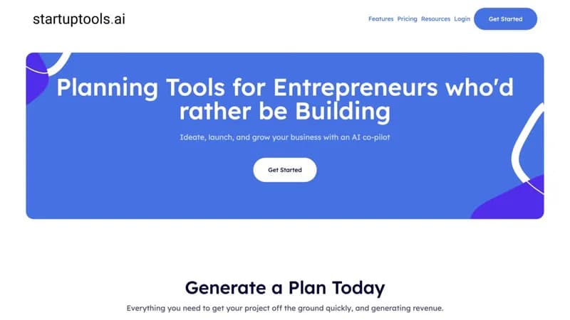 startuptools.ai screenshot