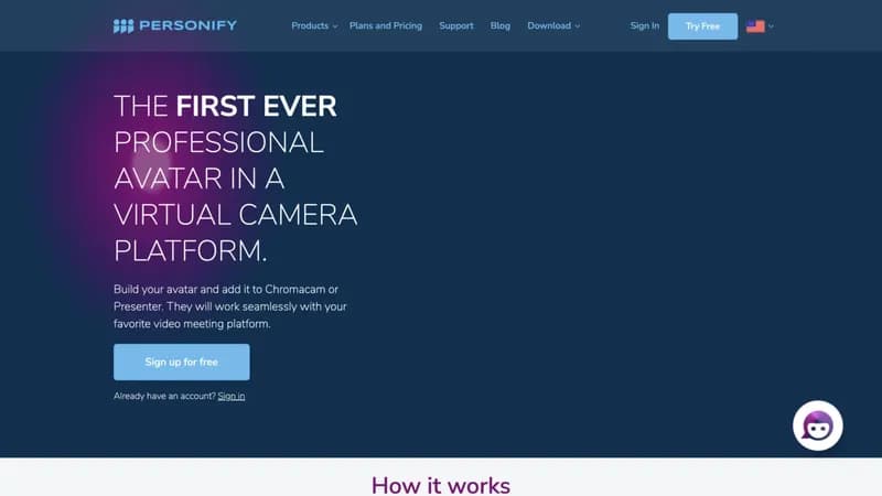 Personify screenshot