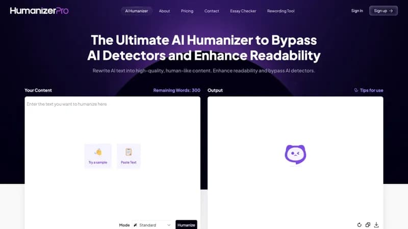 HumanizerPro screenshot