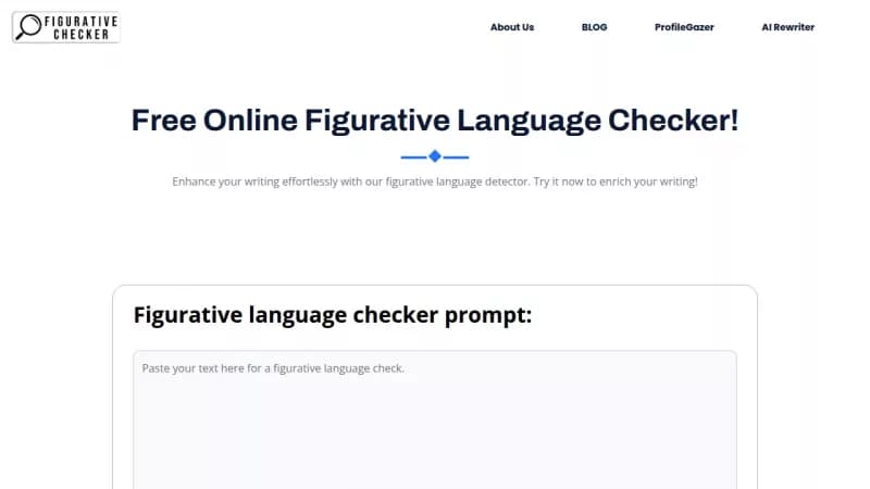 Figurative Language Checker screenshot