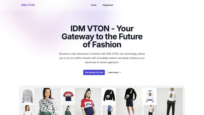 IDM VTON screenshot