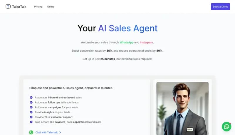 Tailor Talk screenshot