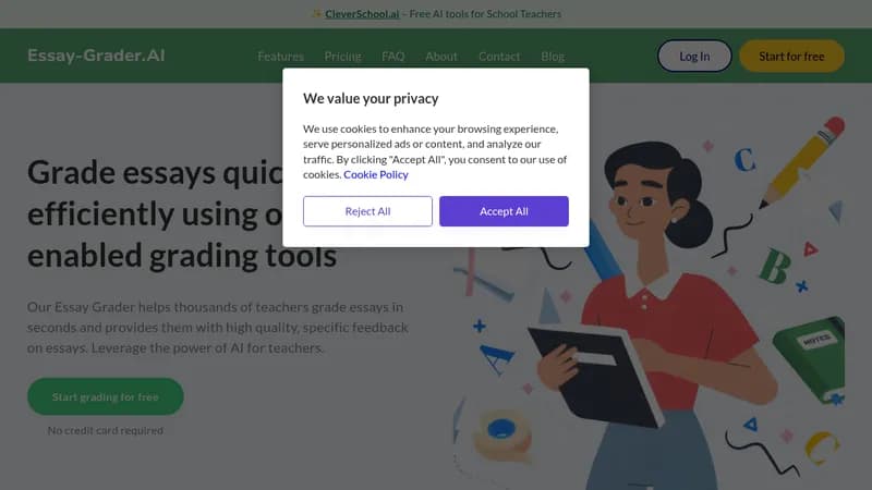 essay-grader.ai website