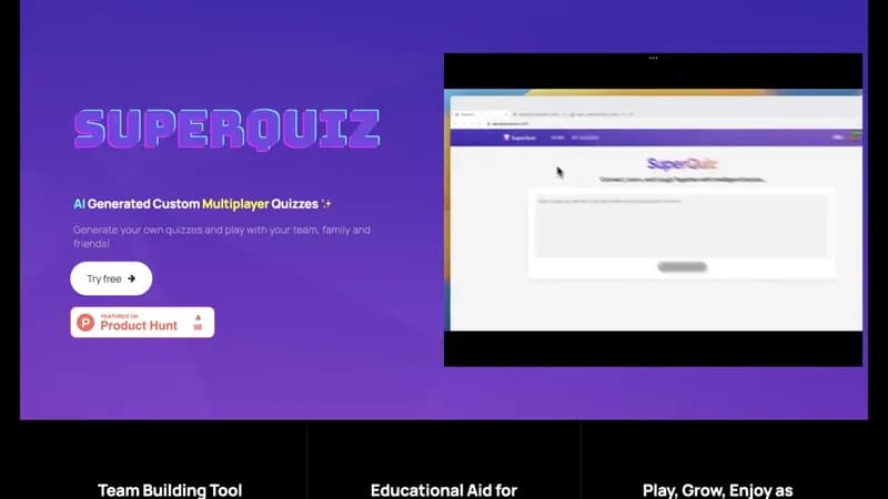 SuperQuiz screenshot