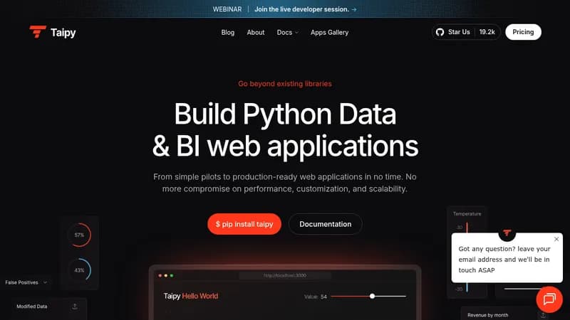 taipy website