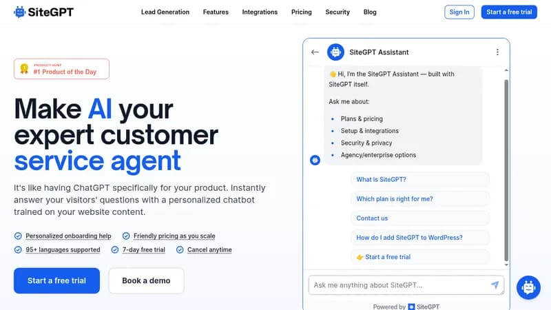 sitegpt website