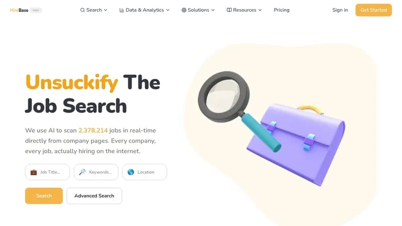 hirebase website