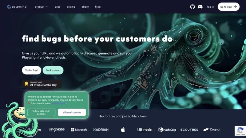 Octomind screenshot
