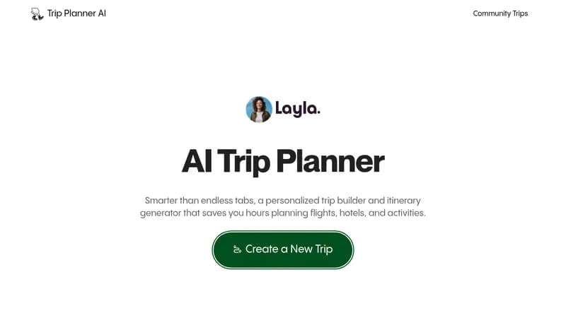 trip planner ai website