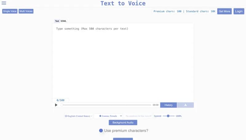 www.texttovoice.online screenshot