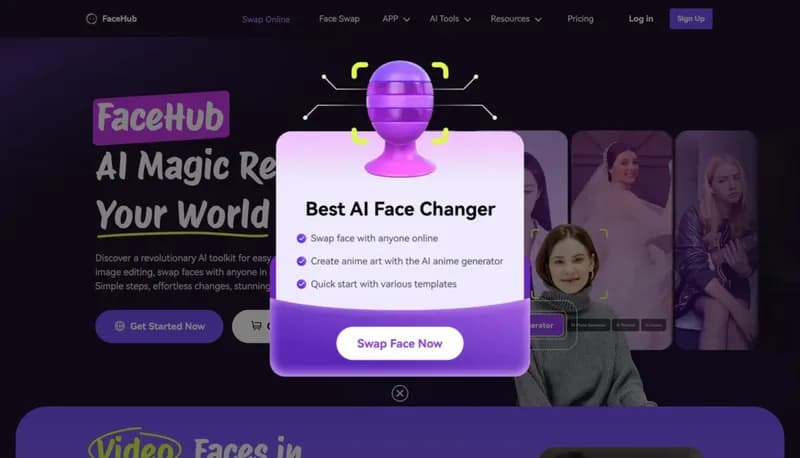 FaceHub screenshot