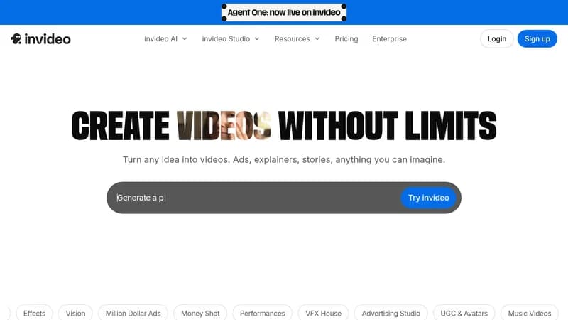 invideo ai website
