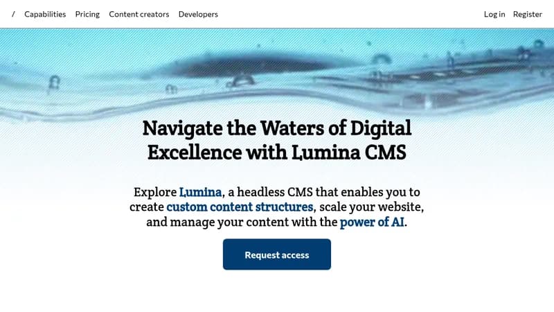lumina cms website