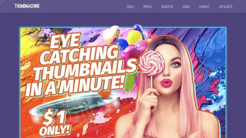 Thumbmachine screenshot
