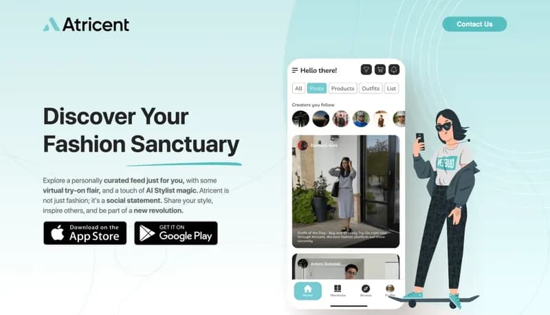 Atricent screenshot
