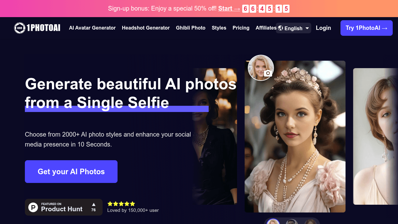 1photoai website