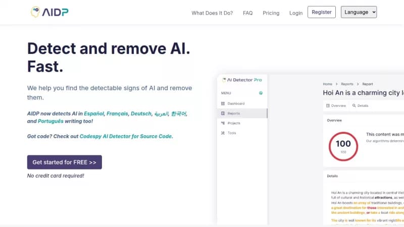 AI Detector Pro screenshot