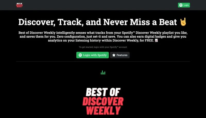 Best of Discover Weekly screenshot