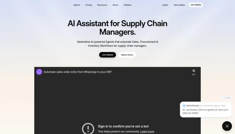 Logistify AI screenshot