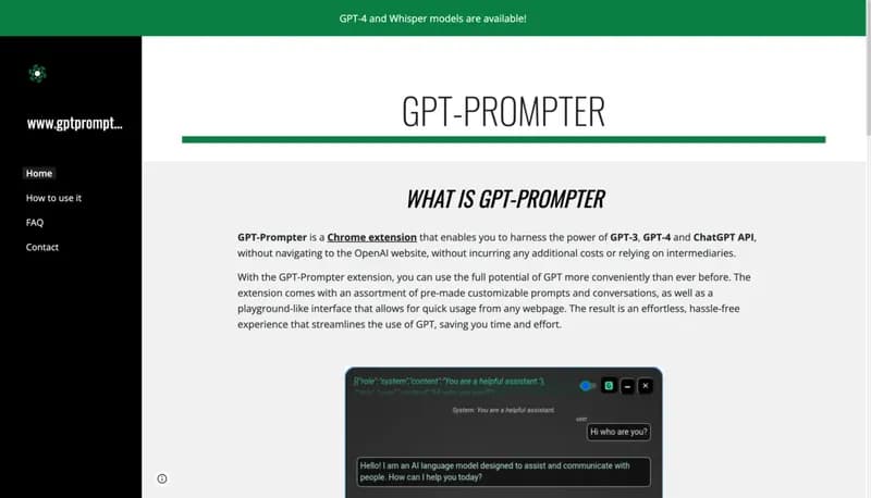 GPT-Prompter screenshot