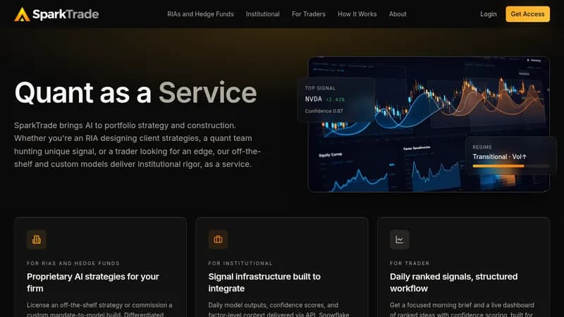 sparktrade website