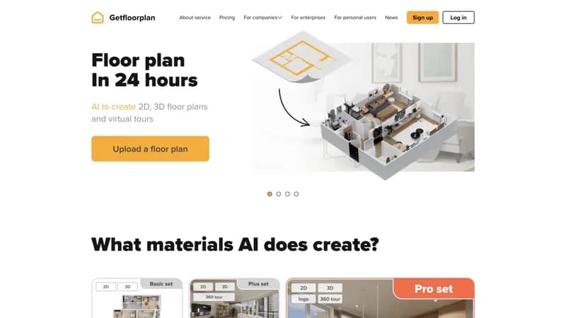 Getfloorplan screenshot