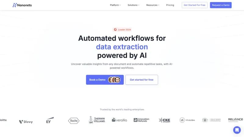 Nanonets screenshot
