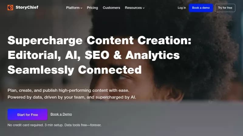StoryChief screenshot