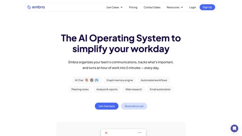 Embra screenshot
