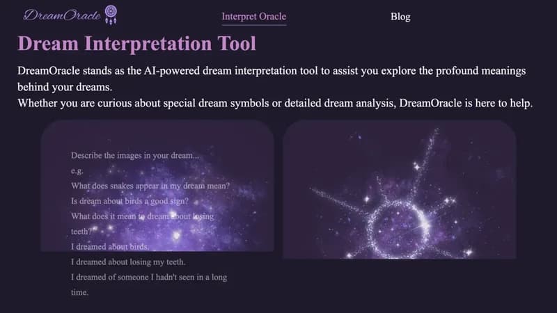 DreamOracle screenshot