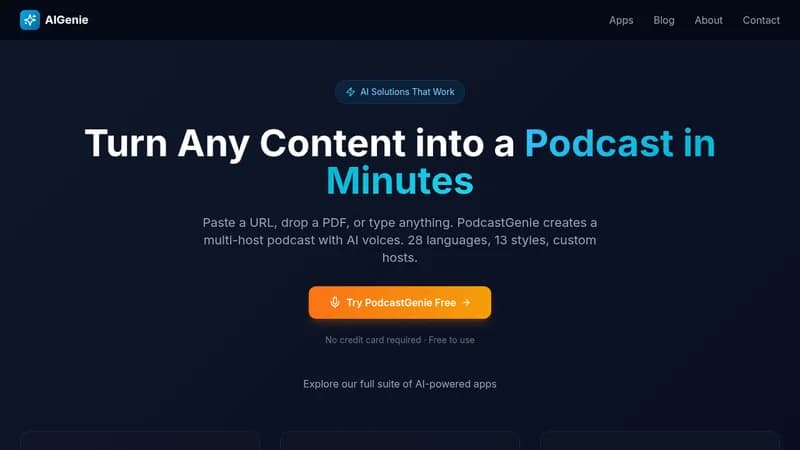 aigenie website