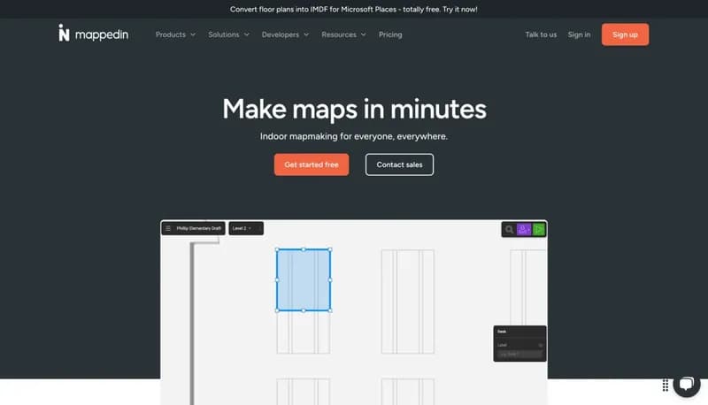Mappedin screenshot