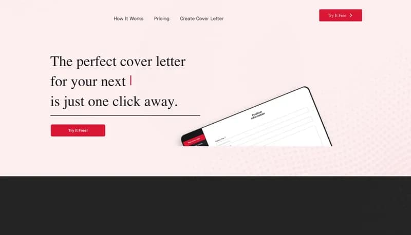 Cover Letter Companion screenshot