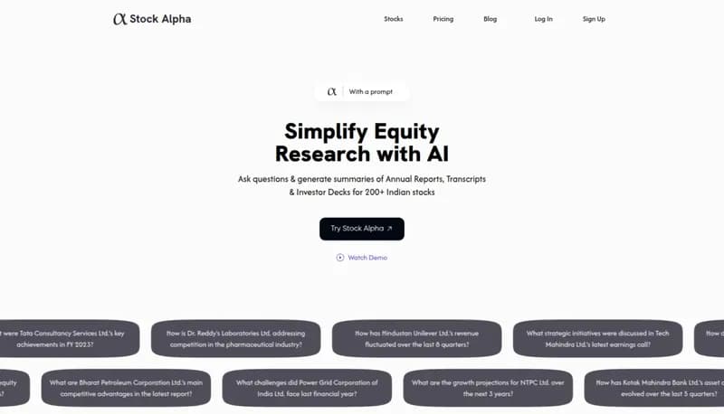 Stock Alpha screenshot