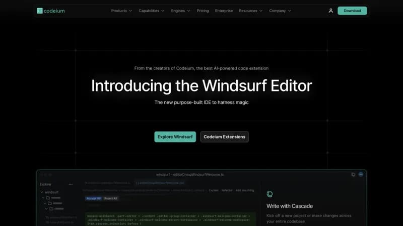 Codeium screenshot