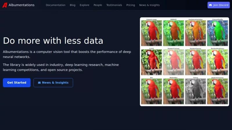 Albumentations screenshot