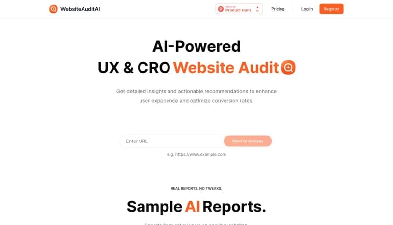 WebsiteAuditAI screenshot