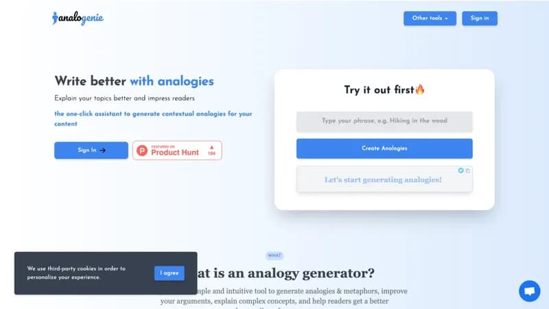 analogenie screenshot