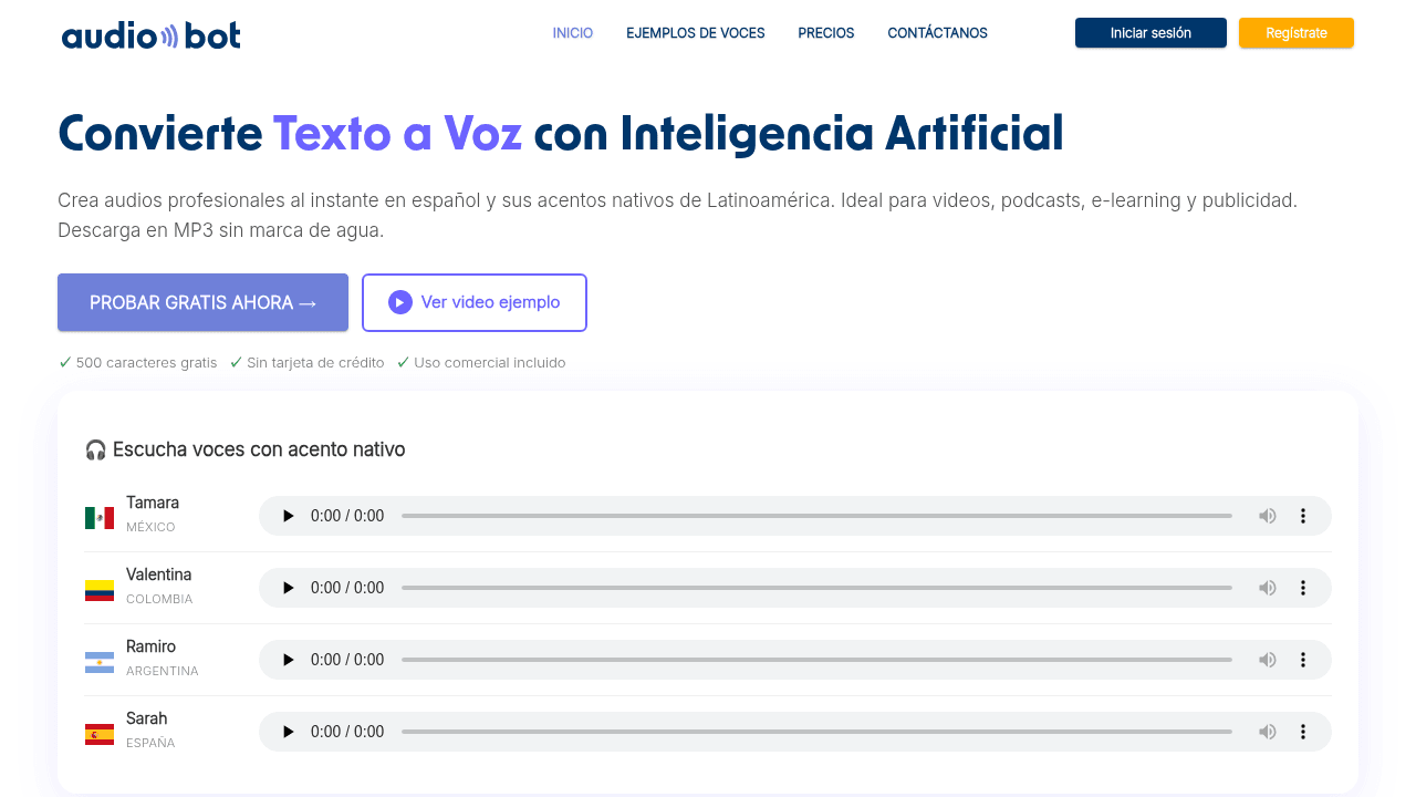 audiobot website