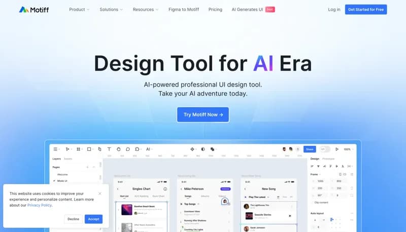 Motiff screenshot