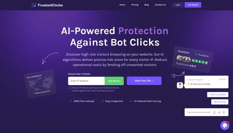 TrustedClicks screenshot